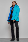 Оптом Горнолыжная куртка женская зимняя синего цвета 05S в Екатеринбурге, фото 11