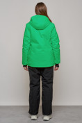 Оптом Горнолыжная куртка женская зимняя зеленого цвета 05Z в Екатеринбурге, фото 16