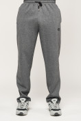 Оптом Брюки штаны спортивные с карманами мужские серого цвета 061Sr, фото 13