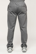Оптом Брюки штаны спортивные с карманами мужские серого цвета 061Sr, фото 16