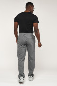 Оптом Брюки штаны спортивные с карманами мужские серого цвета 061Sr в Екатеринбурге, фото 7