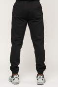 Оптом Брюки джоггеры спортивные с карманами мужские черного цвета 062Ch, фото 19