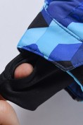 Оптом Куртка горнолыжная подростковая для мальчика УЦЕНКА синего цвета 0746S, фото 6