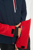 Оптом Горнолыжный костюм мужской красного цвета 077018Kr, фото 7