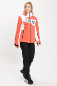 Оптом Горнолыжный костюм женский оранжевого цвета 077030O в Казани, фото 3