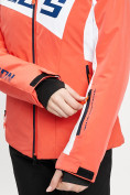 Оптом Горнолыжный костюм женский оранжевого цвета 077030O в Казани, фото 9