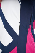 Оптом Горнолыжный костюм женский розового цвета 077031R в Екатеринбурге, фото 9