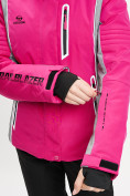 Оптом Горнолыжный костюм женский розового цвета 077034R, фото 11