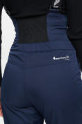 Оптом Горнолыжный костюм женский темно-синего цвета 077034TS, фото 13