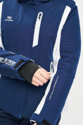 Оптом Горнолыжный костюм женский темно-синего цвета 077034TS, фото 8