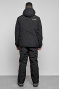 Оптом Горнолыжная куртка мужская УЦЕНКА черного цвета 0816Ch, фото 3