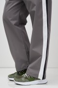 Оптом Брюки мужские спортивные УЦЕНКА серого цвета 0865Sr, фото 5