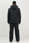 Оптом Горнолыжная куртка мужская УЦЕНКА черного цвета 0914Ch, фото 11
