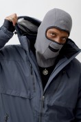 Оптом Горнолыжная куртка мужская УЦЕНКА темно-серого цвета 0915TC, фото 11