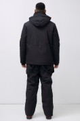 Оптом Горнолыжная куртка мужская УЦЕНКА черного цвета 0920Ch, фото 9