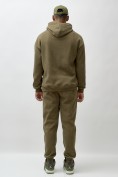 Оптом Брюки мужские демисезонные на флисе УЦЕНКА хаки цвета 0922Kh, фото 4