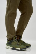Оптом Брюки мужские демисезонные на флисе УЦЕНКА хаки цвета 0922Kh, фото 6
