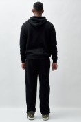 Оптом Брюки мужские демисезонные на флисе УЦЕНКА черного цвета 0923Ch, фото 2