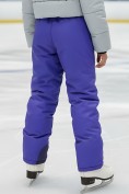 Оптом Брюки подростковые зимние для девочки УЦЕНКА фиолетового цвета 0934F, фото 8