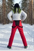 Оптом Брюки горнолыжные женские УЦЕНКА красного цвета 0935Kr, фото 3