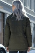 Оптом Куртка зимняя женская классическая УЦЕНКА хаки цвета 0937Kh, фото 3