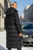 Оптом Пальто зимнее женское УЦЕНКА черного цвета 0941Ch, фото 3