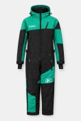 Оптом Комбинезон женский для снегохода УЦЕНКА зеленого цвета 0952Z