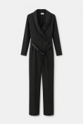 Оптом Комбинезон классический женский УЦЕНКА черного цвета 0956Ch