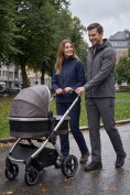 Оптом Женский костюм из софтшелла с флисом и мембраной — утепленный темно-синего цвета 09612TS, фото 9