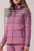 Оптом Женский костюм из софтшелла с флисом и мембраной — утепленный малинового цвета 09616M, фото 9