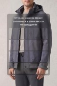 Оптом Мужской костюм из софтшелла с флисом и мембраной — утепленный темно-серого цвета 09617TC, фото 9