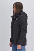 Оптом Куртки подростковые мужские женские темно-серого цвета 0995TC в Екатеринбурге, фото 2