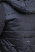 Оптом Куртка зимняя женская классическая черного цвета 100-916_701Ch в Воронеже, фото 6