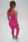 Оптом Костюм для фитнеса женский розового цвета 1003R, фото 13