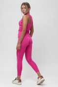 Оптом Костюм для фитнеса женский розового цвета 1003R, фото 26