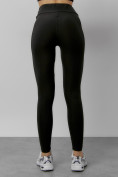 Оптом Легинсы для фитнеса женские черного цвета 1005Ch в Сочи, фото 13