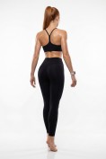 Оптом Легинсы женские бифлекс черного цвета 100_1Ch, фото 14