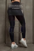 Оптом Легинсы женские бифлекс черного цвета 100_1Ch, фото 3