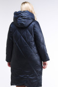 Оптом Куртка зимняя женская стеганная темно-фиолетовый цвета 105-917_122TF в Перми, фото 3