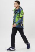 Оптом Куртка демисезонная для мальчика зеленого цвета 107Z в Казани, фото 11