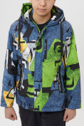 Оптом Куртка демисезонная для мальчика зеленого цвета 107Z в Казани, фото 4