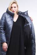 Оптом Куртка зимняя женская классическая темно-серого цвета 108-915_25TC в Перми, фото 6