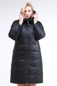 Оптом Куртка зимняя женская классическая черного цвета 108-915_701Ch в Воронеже, фото 3