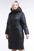 Оптом Куртка зимняя женская классическая черного цвета 108-915_701Ch в Перми, фото 5