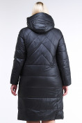 Оптом Куртка зимняя женская классическая черного цвета 108-915_701Ch в Перми, фото 7