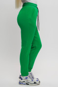 Оптом Джоггеры женские на флисе зимние зеленого цвета 1097Z, фото 6