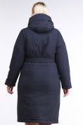 Оптом Куртка зимняя женская классическая темно-синего цвета 110-905_18TS в Сочи, фото 4
