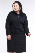 Оптом Куртка зимняя женская классическая черного цвета 110-905_701Ch в Перми, фото 6