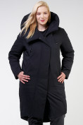 Оптом Куртка зимняя женская классическая черного цвета 118-932_701Ch в Ростове-на-Дону, фото 2