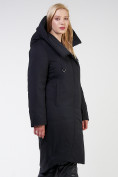Оптом Куртка зимняя женская классическая черного цвета 118-932_701Ch в Новосибирске, фото 4